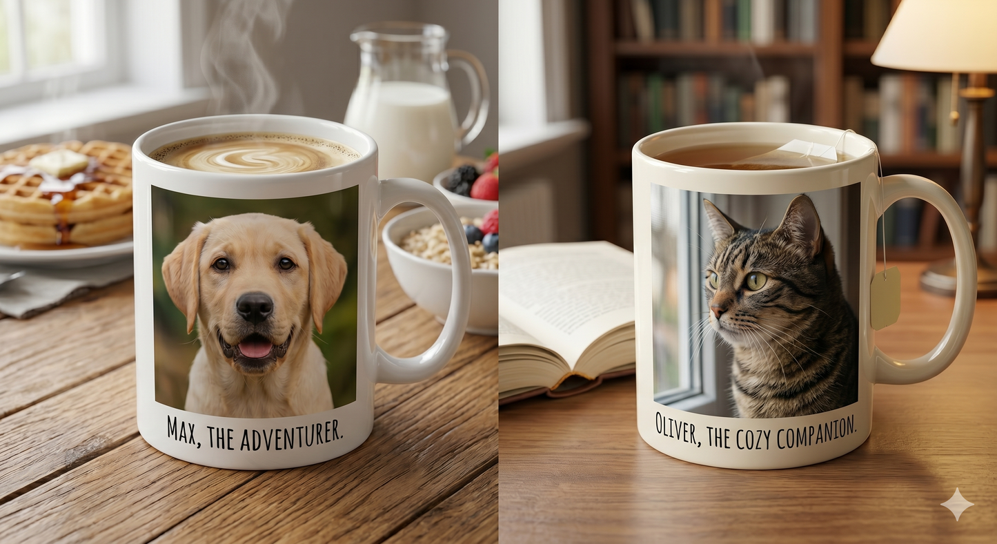 Custom Pet Portrait Mug