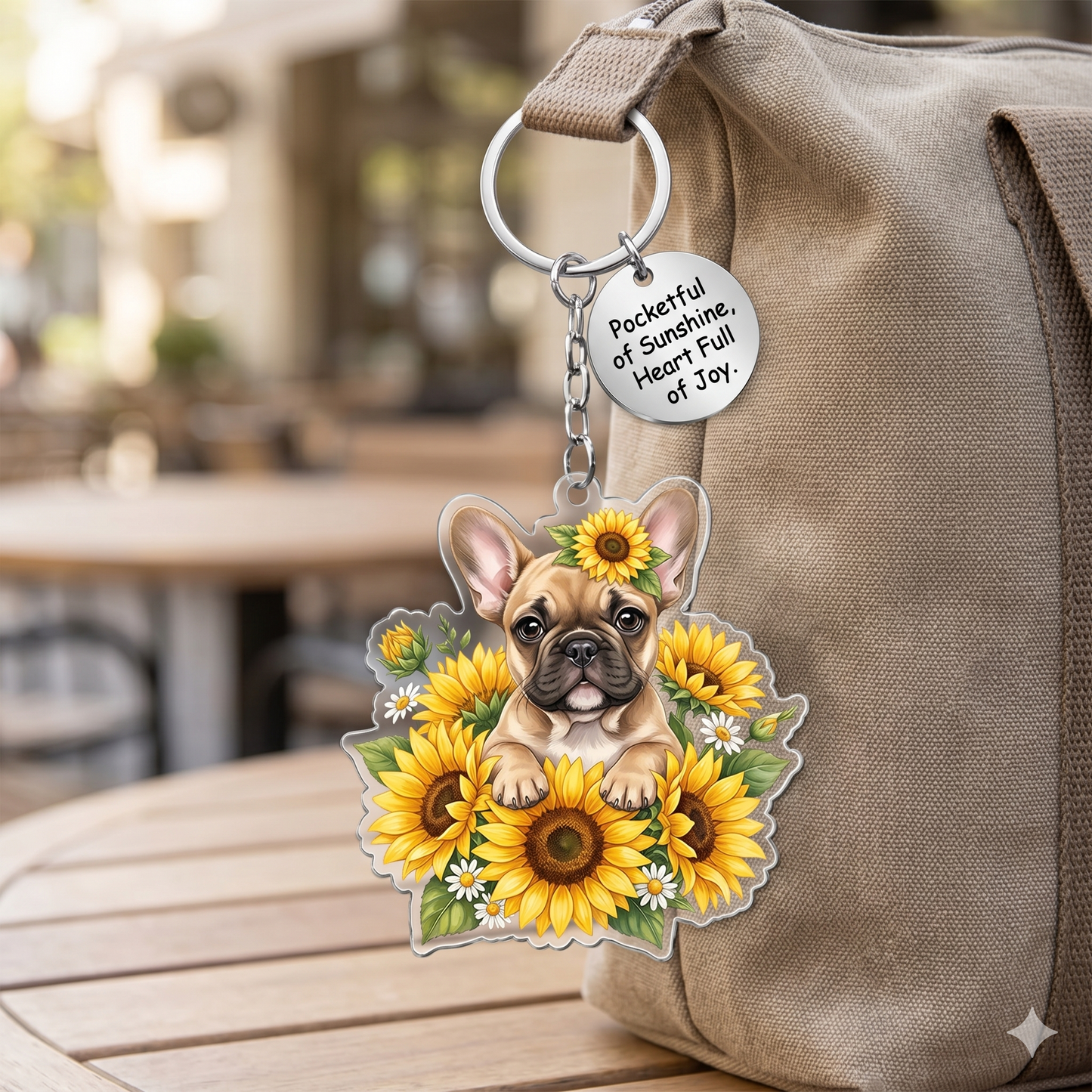 Custom Pet Photo Keychain